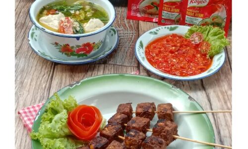 Sate Tempe Kecap Kacang