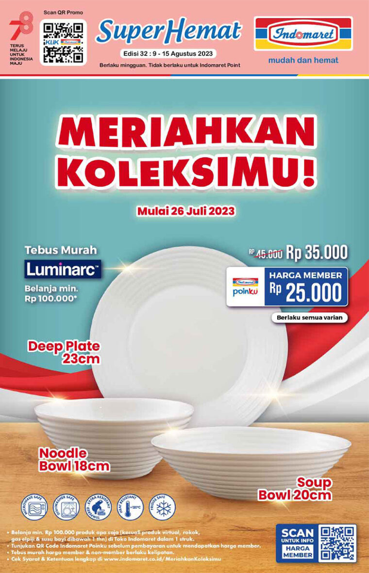 Promo Indomaret Periode : 9 – 15 Agustus 2023