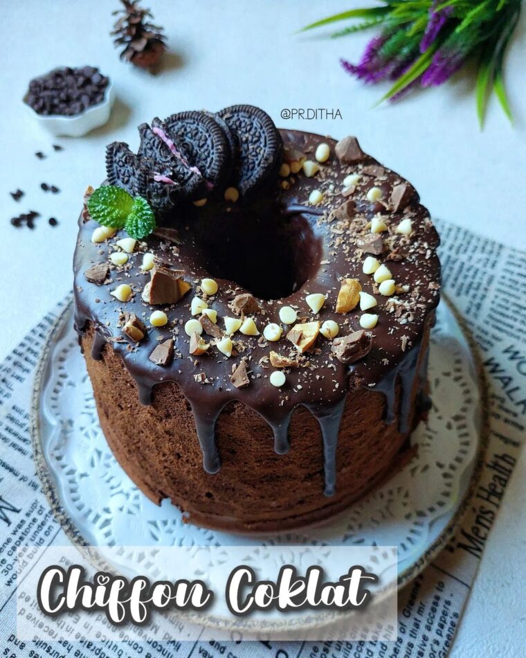 Resep Chiffon Coklat Dari pr.ditha