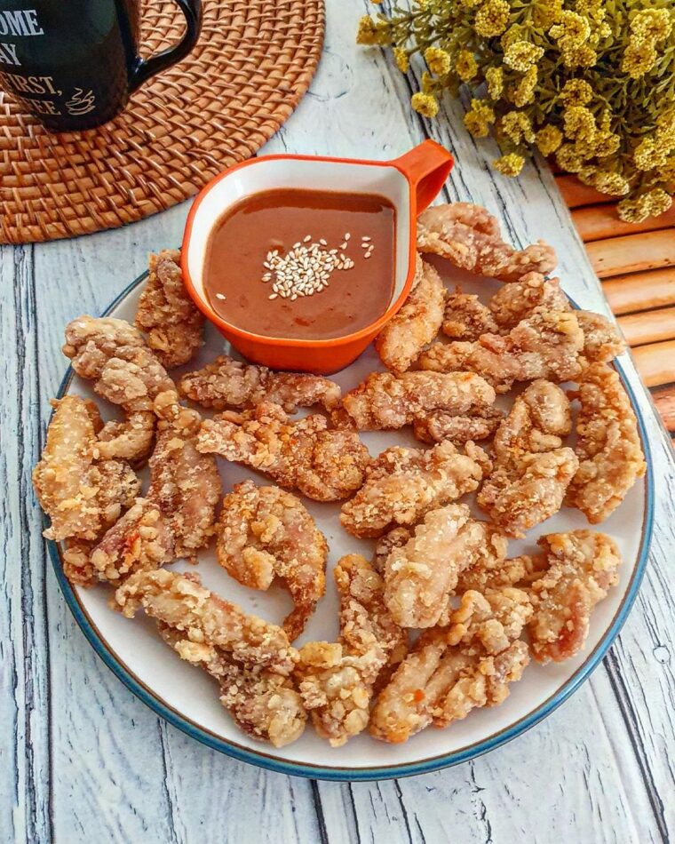 Resep Crispy Chicken With Peanut Butter Sauce Dari yscooking