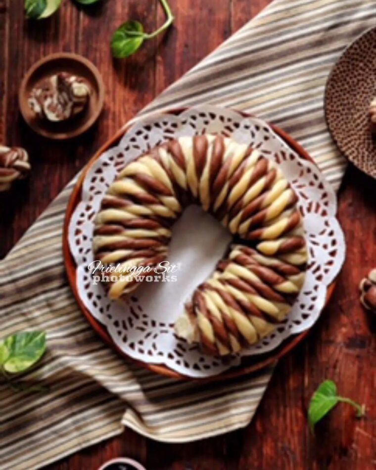 Resep Eggless Bicolor Brioche Dari friel_sit