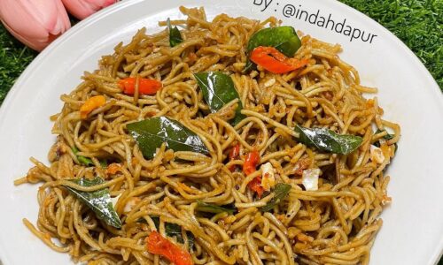 Mie Goreng Telur Asin Simple