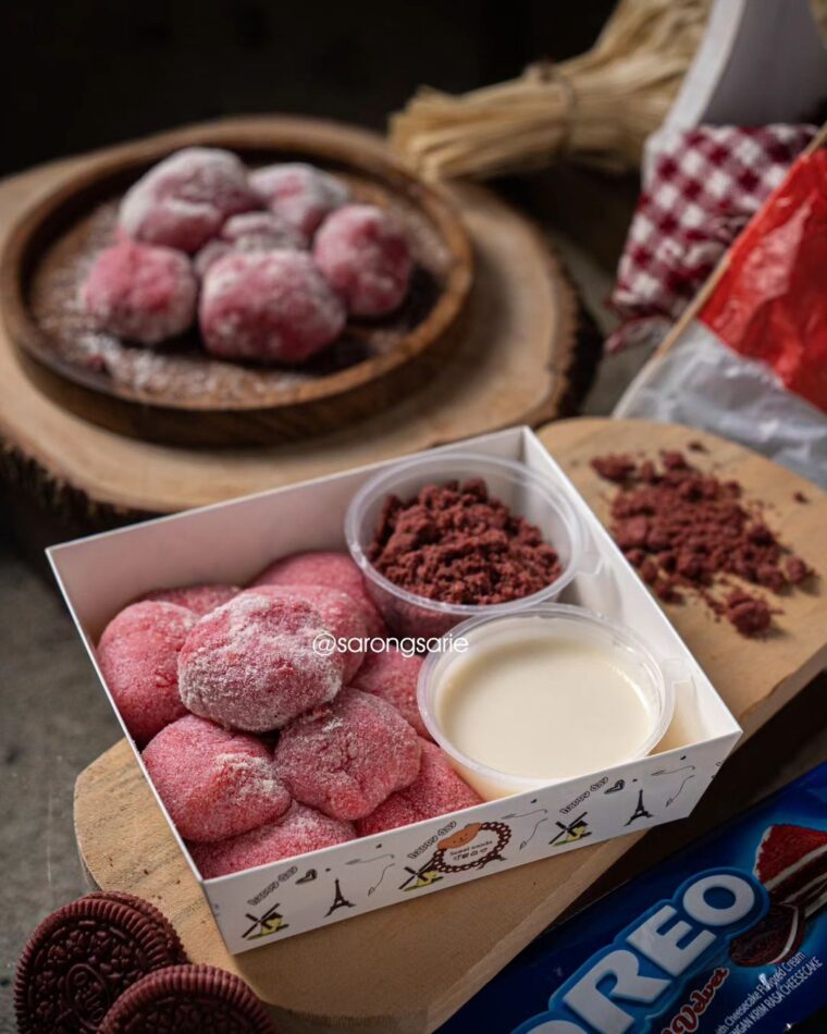 Resep Mochi Bites Red Velvet Dari sarongsarie