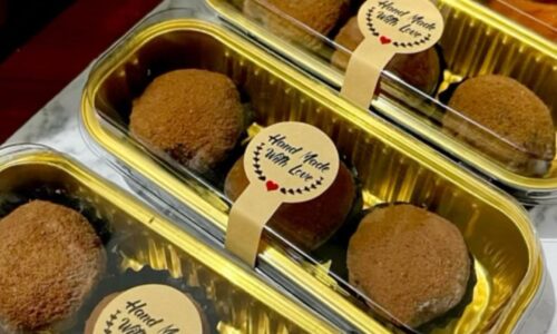 Mochi Cruffle Cokelat