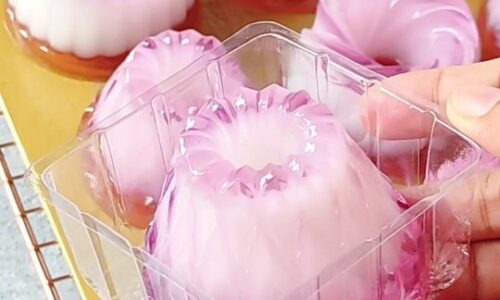 Pudding Anggur Leci - Kue dari Leci