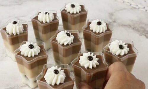 Puding Sutra 3 Rasa - Kue dari Tepung Maizena