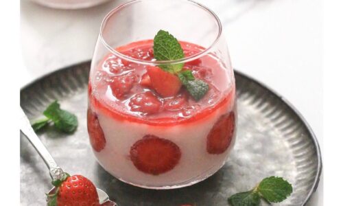 Strawberry Panna Cotta