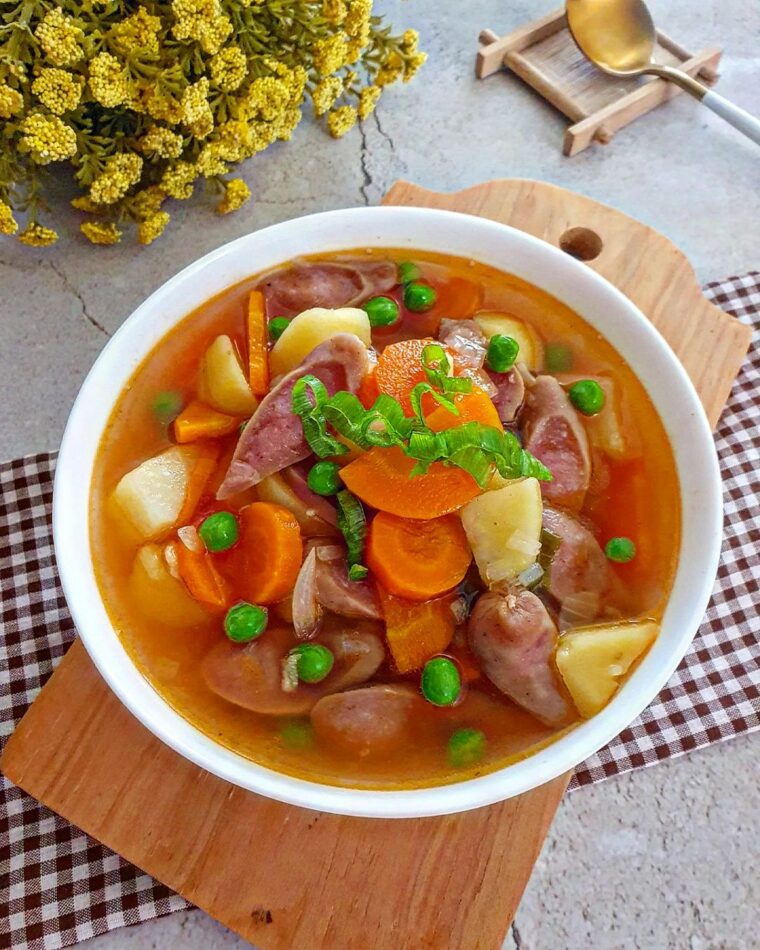Resep Sup Tomat Sosis Dari yscooking