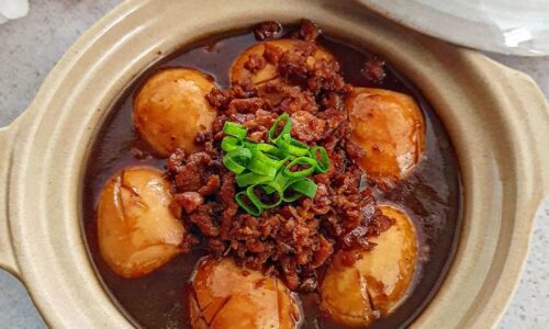 Telur Kecap Daging Cincang