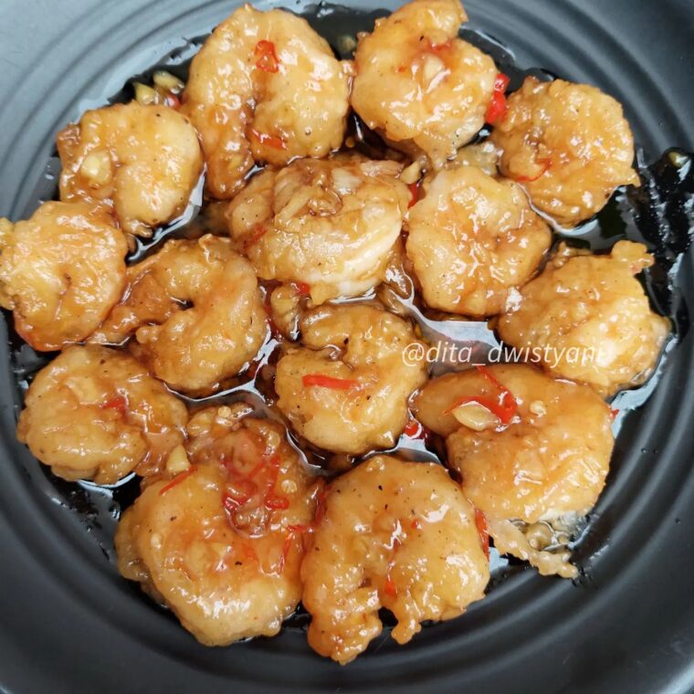 Resep Udang Goreng Saos Madu Dari dita_dwistyani