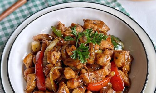 Ayam Masak Lada Hitam - Masakan dari Paprika