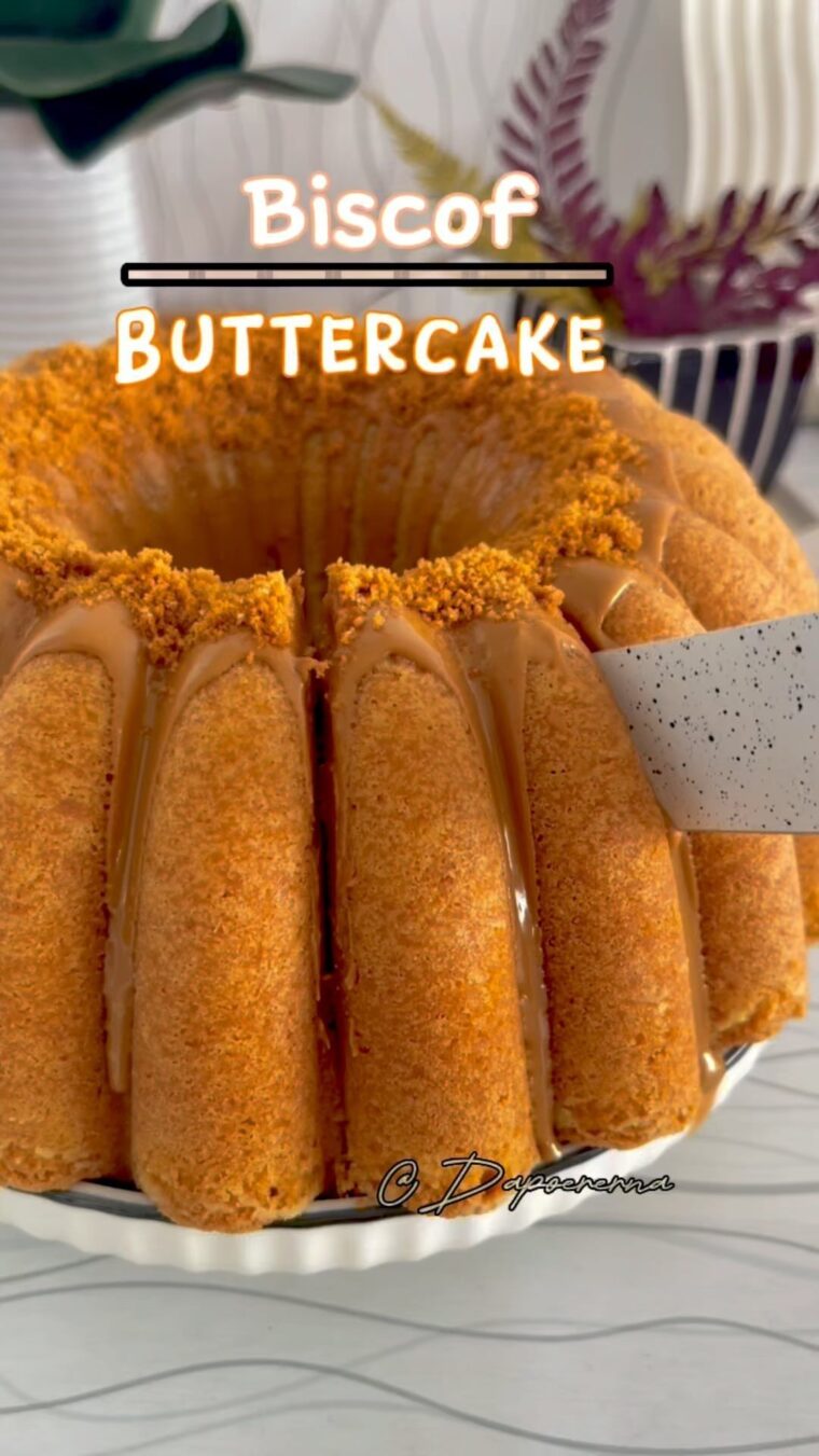 Resep Biscoff Buttercake Dari dapoererna