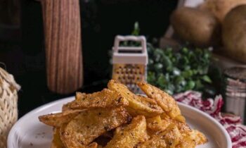 Cheesy Potato Wedges - Masakan dari Kentang