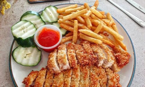 Crispy Garlic Fried Chicken - Masakan dari Ayam dan Telur