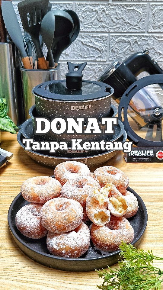 Resep Donat Tanpa Kentang Dari dhiahoddie