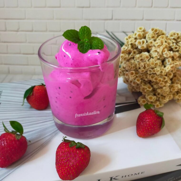 Resep Es Krim Buah Naga Dari fransiskaailen