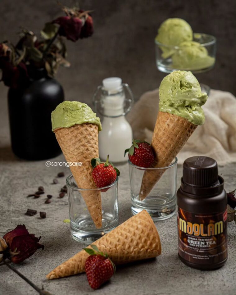 Resep Greentea Ice Cream Dari sarongsarie