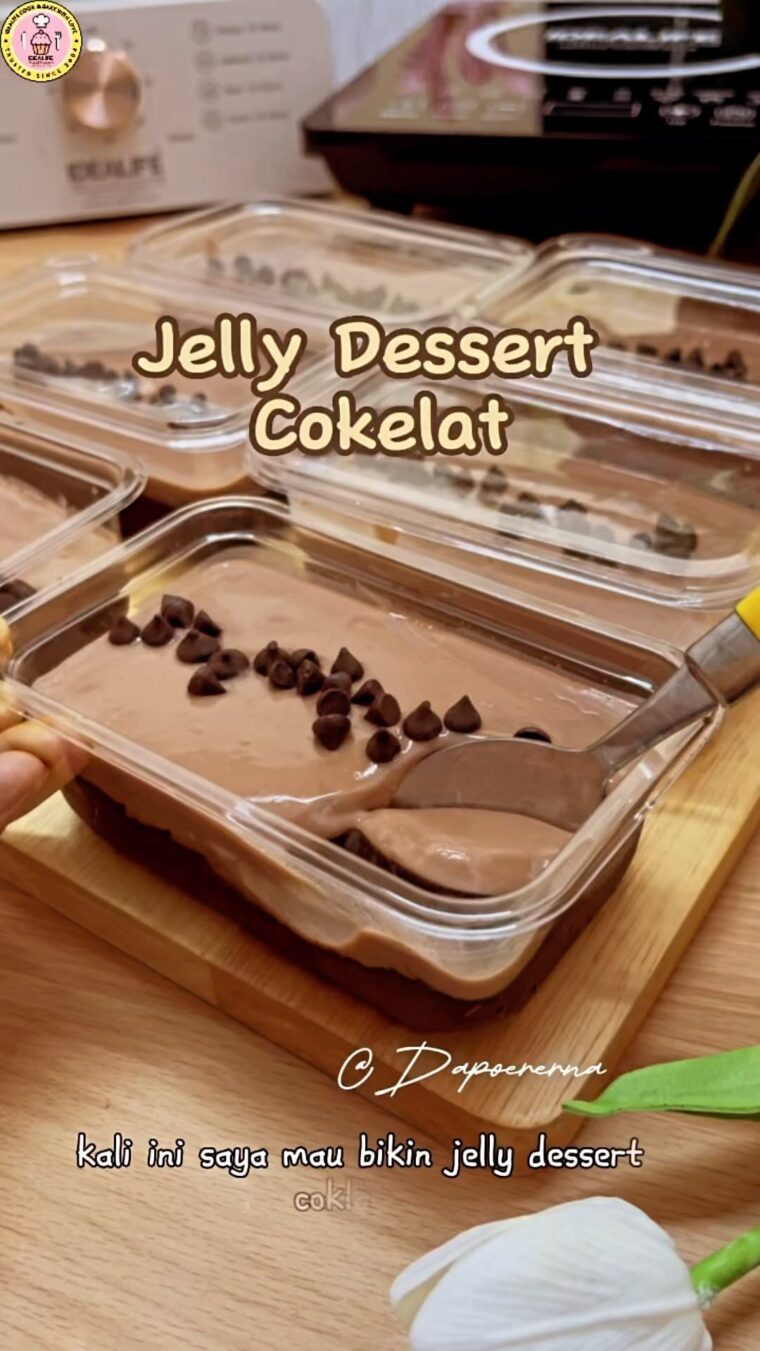 Resep Jelly Dessert Cokelat Dari dapoererna
