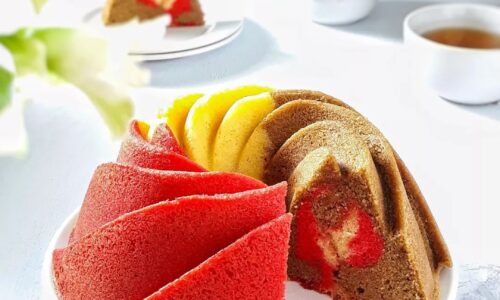 Neapolitan Bundt Cake
