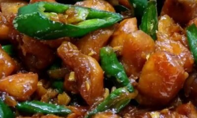 Oseng Ayam Cabe Ijo - Masakan dari Ayam dan Cabai