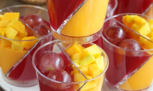 Pudding Mangga Blackcurrant - Kue dari Mangga