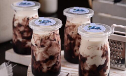 Blueberry Cheese Milk - Minuman dari Keju