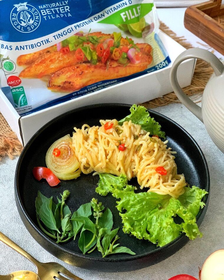Resep Cheesy Tilapia Pasta Dari nennaannen