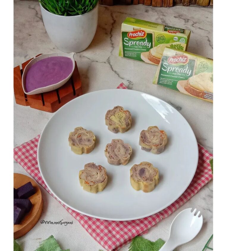 Resep Chicken Flower With Ubee Cheesy Sauce Dari ririn.nurbayani