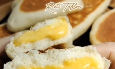 Custard Cream Bun (Roti Teflon)