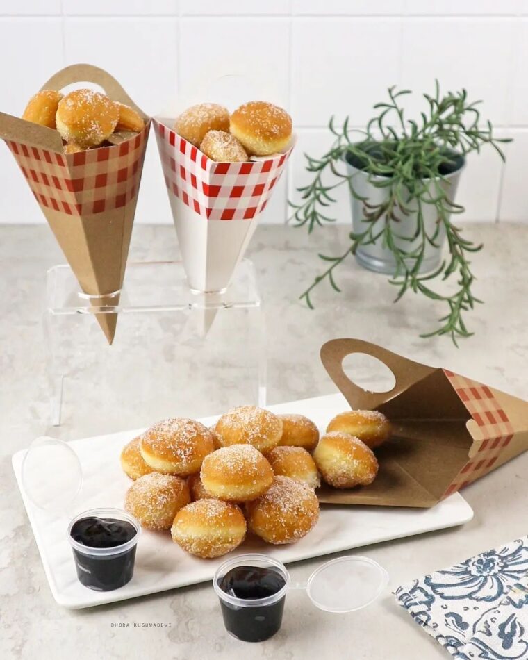 Resep Donat Mini (Bubble Donuts) Dari dhora_kusumadewi