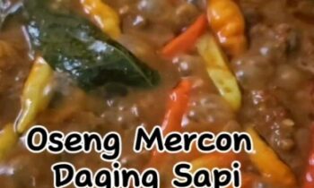 Oseng Mercon Daging Sapi - Masakan dari Cabai Rawit