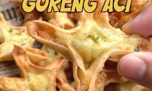 Pangsit Goreng Aci - Camilan dari Tepung Terigu