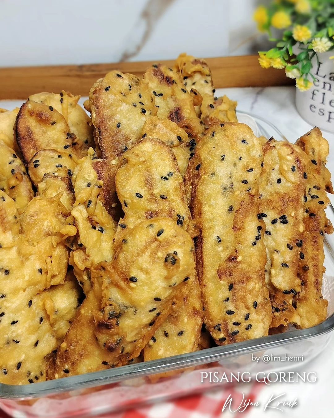 Resep Pisang Goreng Wijen Kriuk Dari @lim_henni