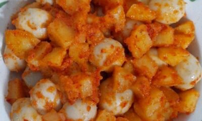 Sambal Goreng Kentang Telur Puyuh - Masakan dari Kentang