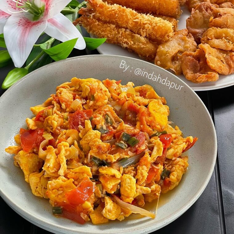 Resep Tumis Telur Tomat Dari indahdapur