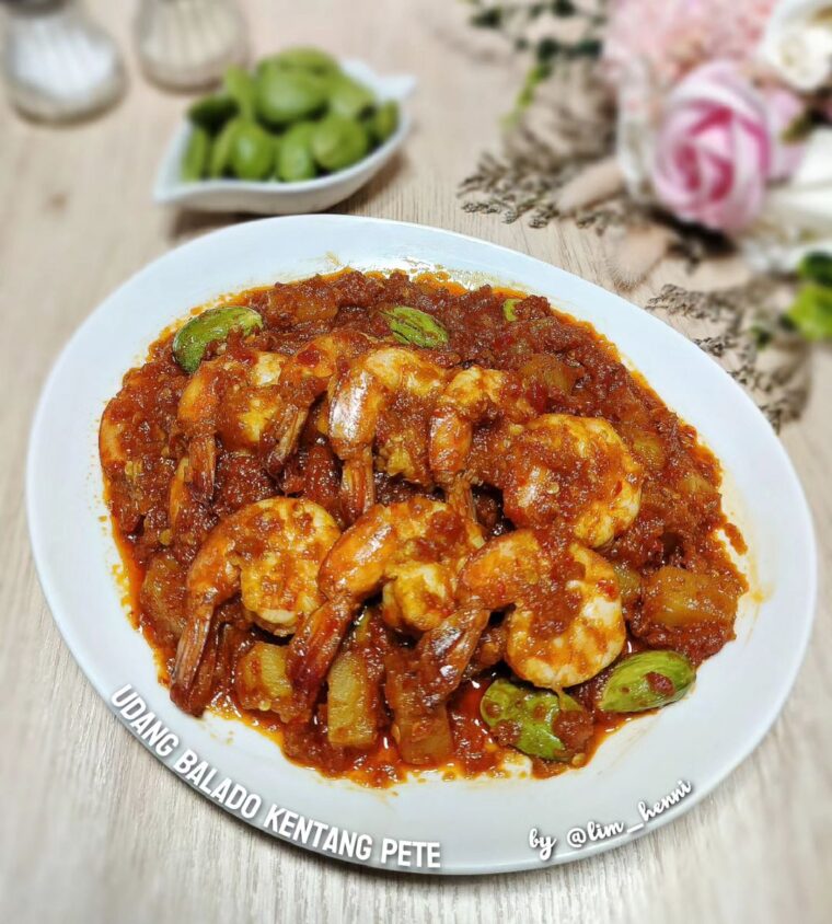 Resep Udang Balado Kentang Pete Dari lim_henni