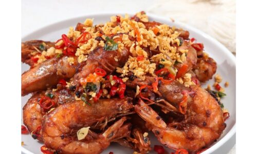 Udang Goreng Kriyuk Cabe Garam