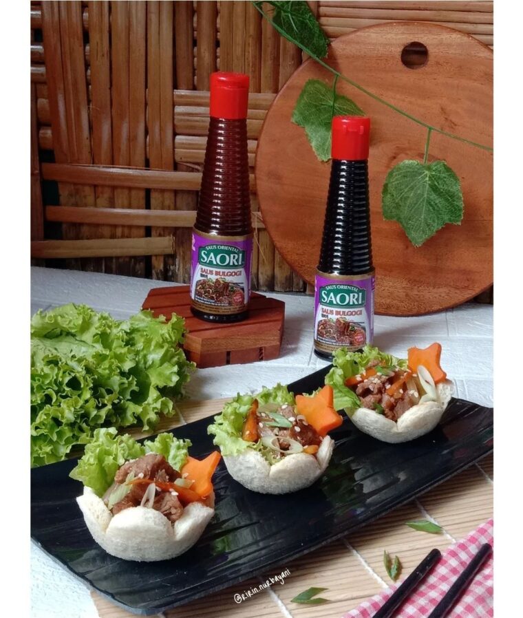 Resep Flower Cup Beef Bulgogi Ala Saori Dari ririn.nurbayani