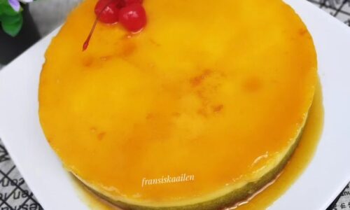 Magic Flan Cake Pandan
