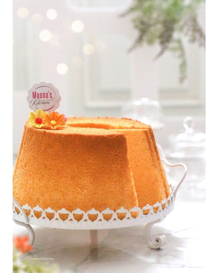 Resep Mandarin Orange Chiffon Cake Dari moona_jingga