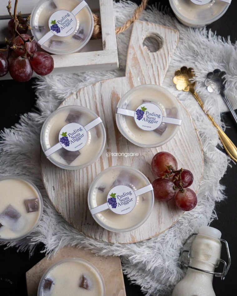 Resep Puding Susu Anggur Dari sarongsarie