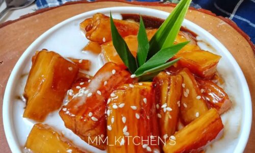 Singkong Karamel Santan
