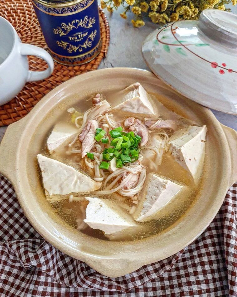 Resep Sup Tahu Enoki Dari yscooking