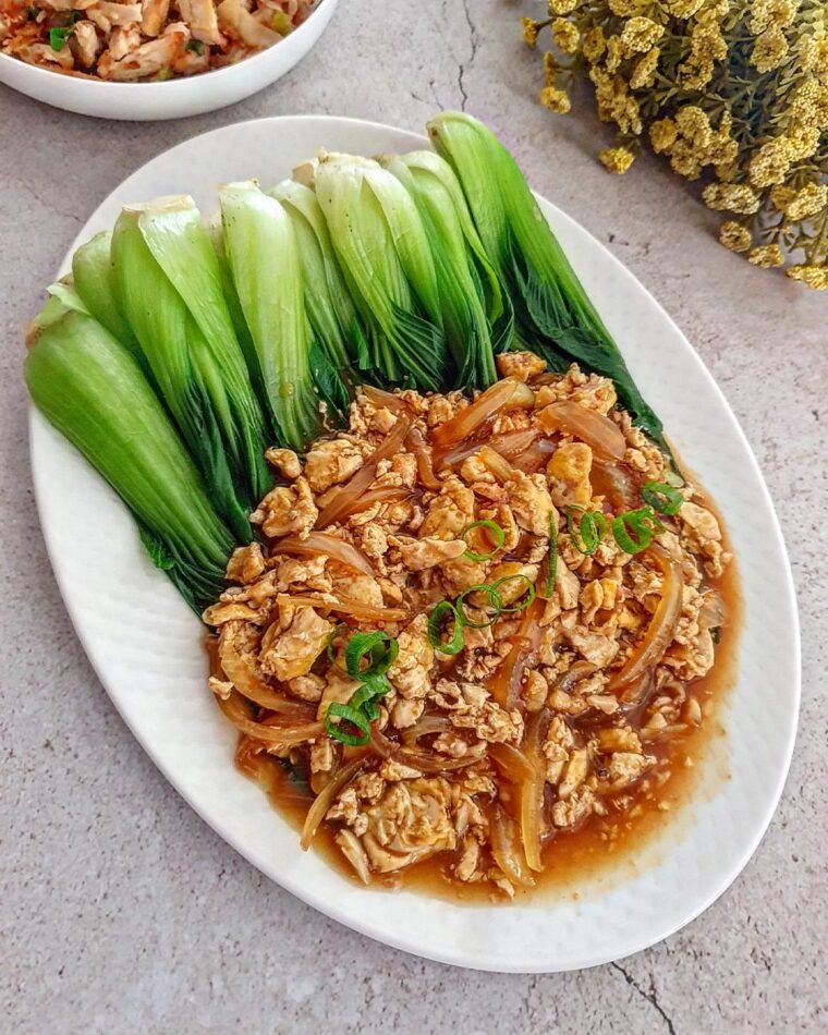 Resep Bokchoy Siram Telur Dari yscooking