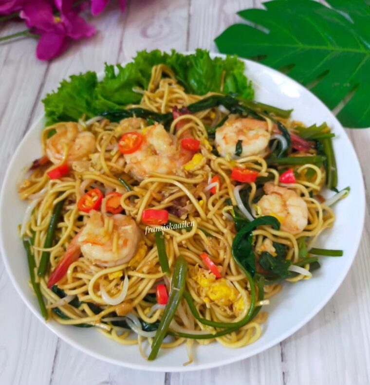 Resep Mie Kangkung Belacan Dari fransiskaailen