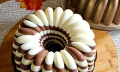 Resep Puding Lapis Choco Vanila Dari plasa.cake