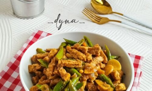 Tumis Tempe Buncis - Masakan dari Tempe