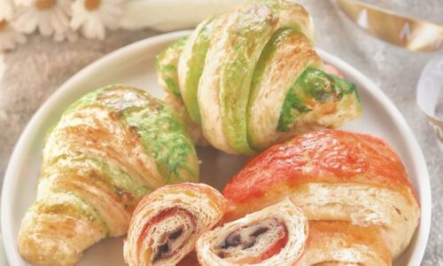 Bicolor Croissant - Kue dari Coklat