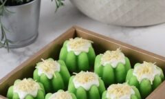 Resep Cake Lava Pandan Keju Mini Dari dhora_kusumadewi