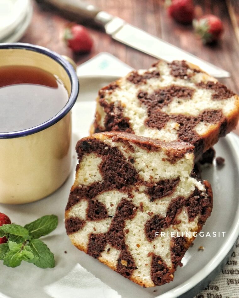Resep Eggless Marble Cake Dari friel_sit